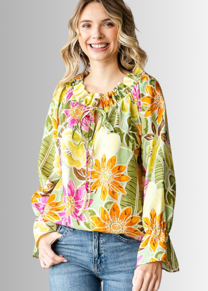 Off the Shoulder Floral Top