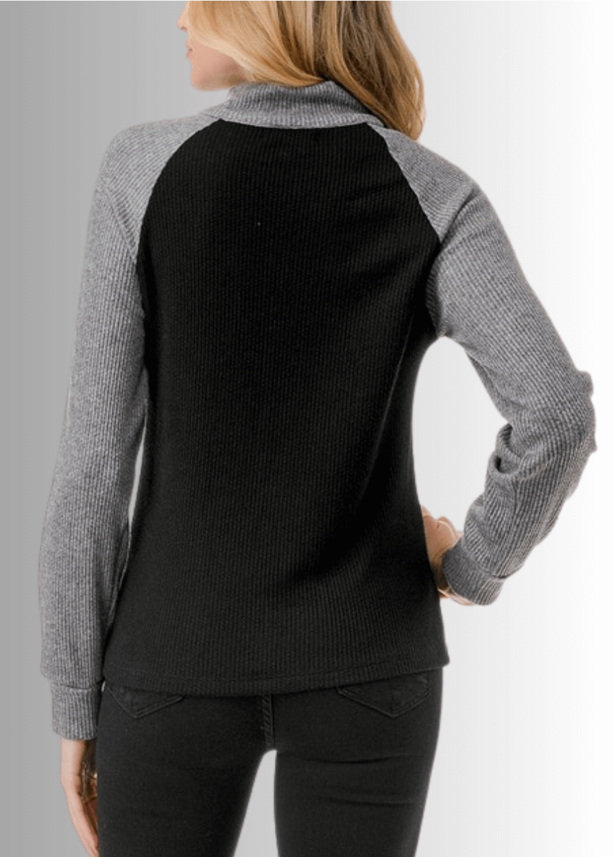 Paige Color Block Quarter Zip