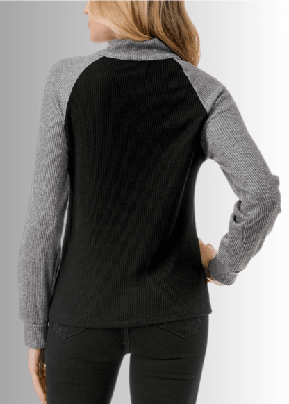 Paige Color Block Quarter Zip