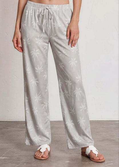 Presley Palm Tree Wide Leg Pants