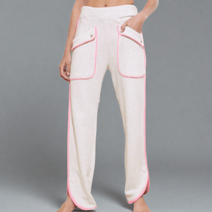 All Good Patch Pocket Pants In Grey and Pink Made in USA