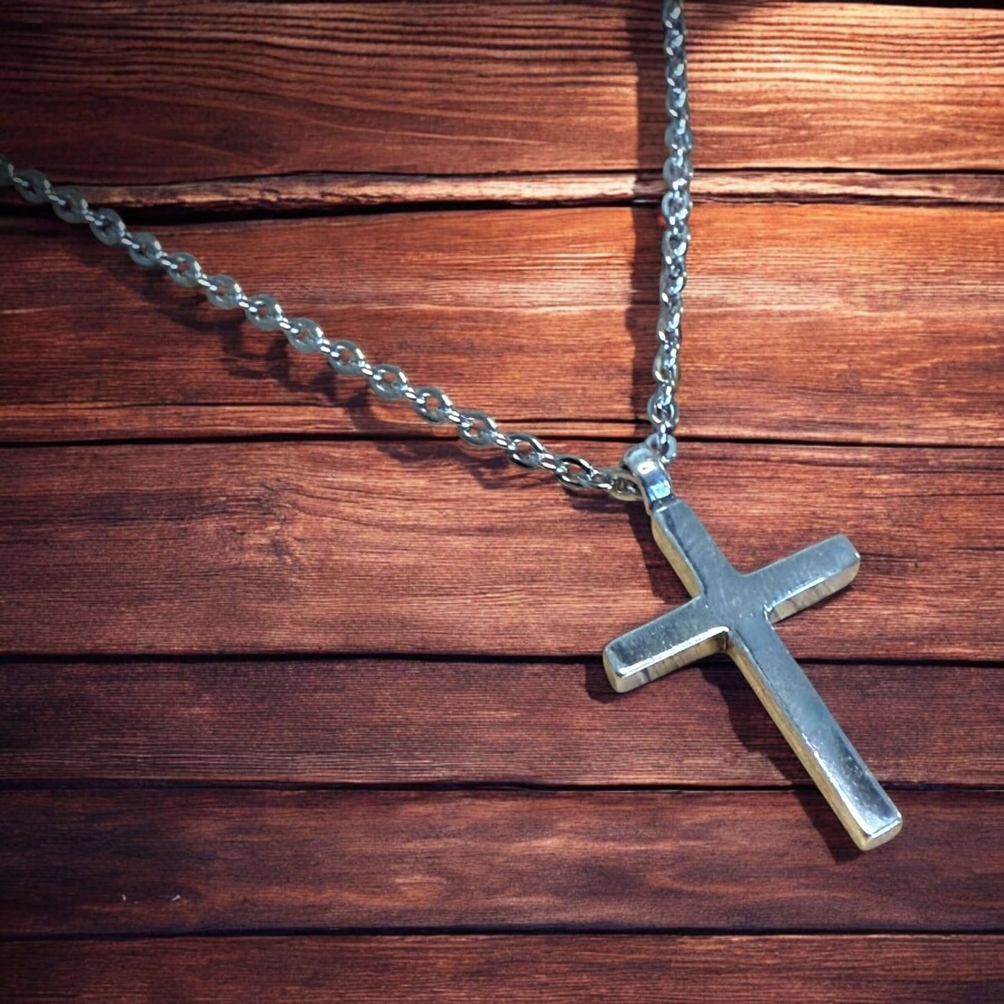 FAITH Classic Cross Necklace - Sterling Silver
