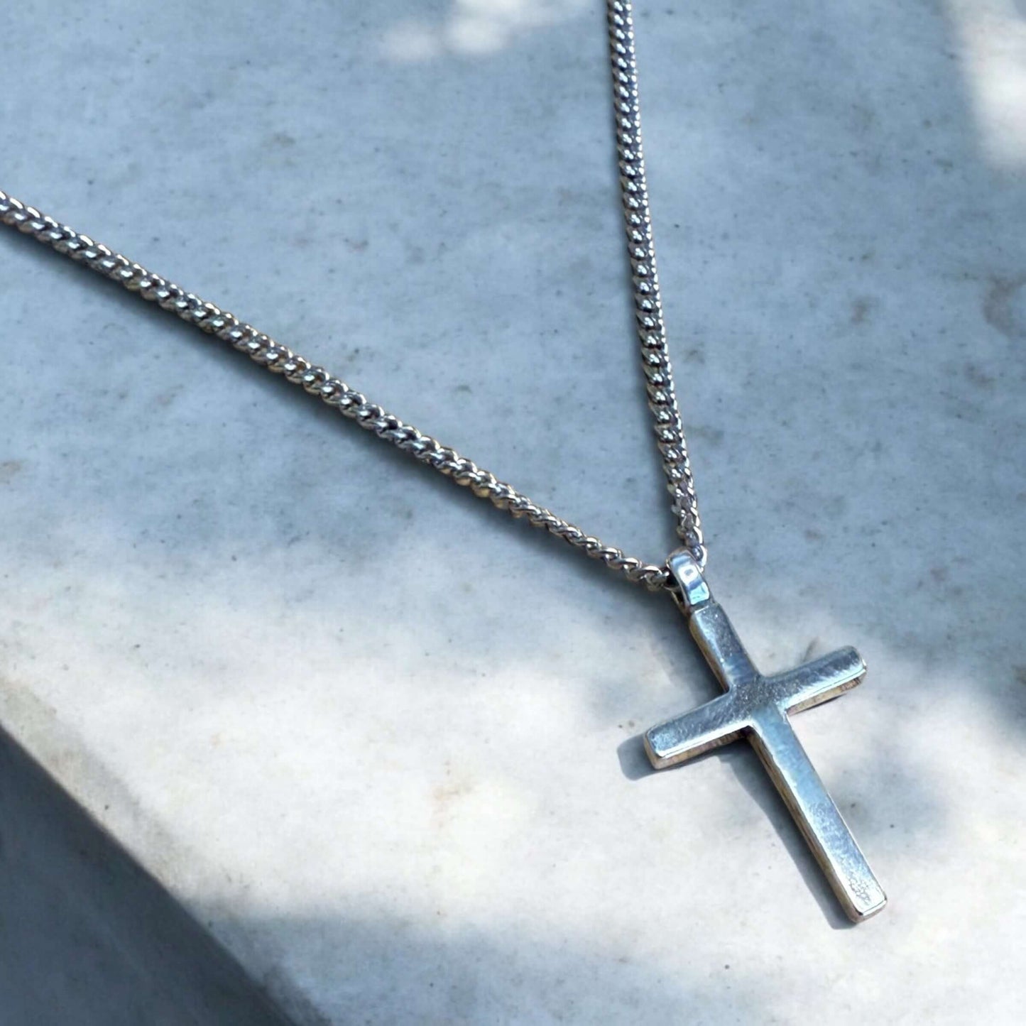 FAITH Classic Cross Necklace - Sterling Silver