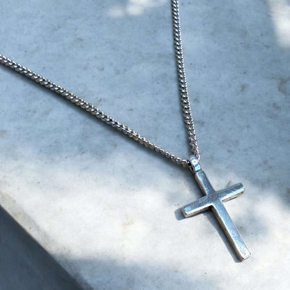 FAITH Classic Cross Necklace - Sterling Silver