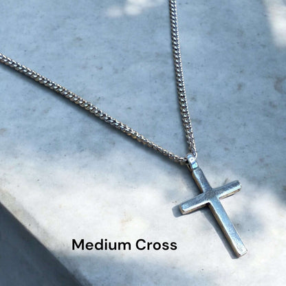 FAITH Classic Cross Necklace - Sterling Silver