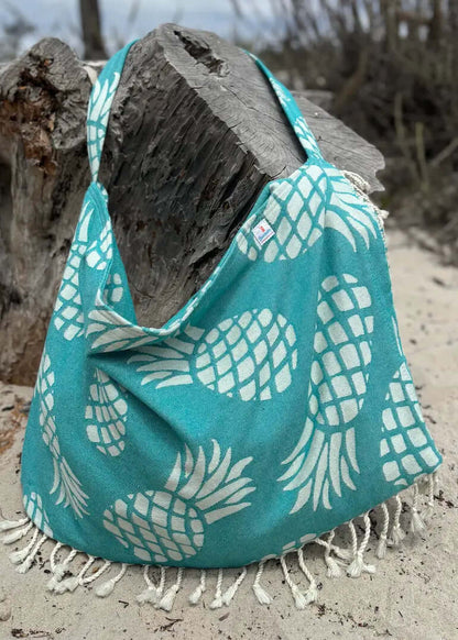 Pattern 3 in 1 Turkish Cotton Beach Bag