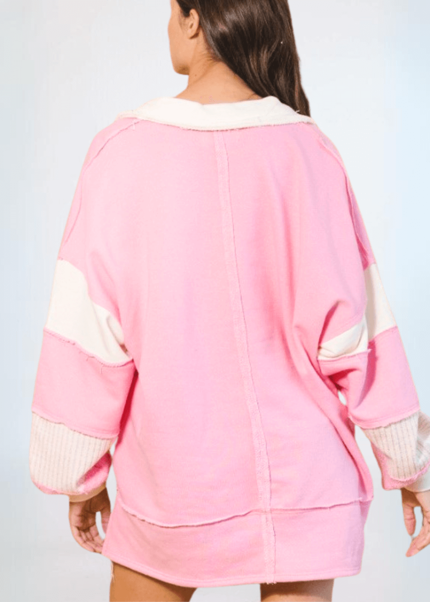 Bucket List Favorite Oversized Sweatshirt- CLEARANCE FINAL SALE