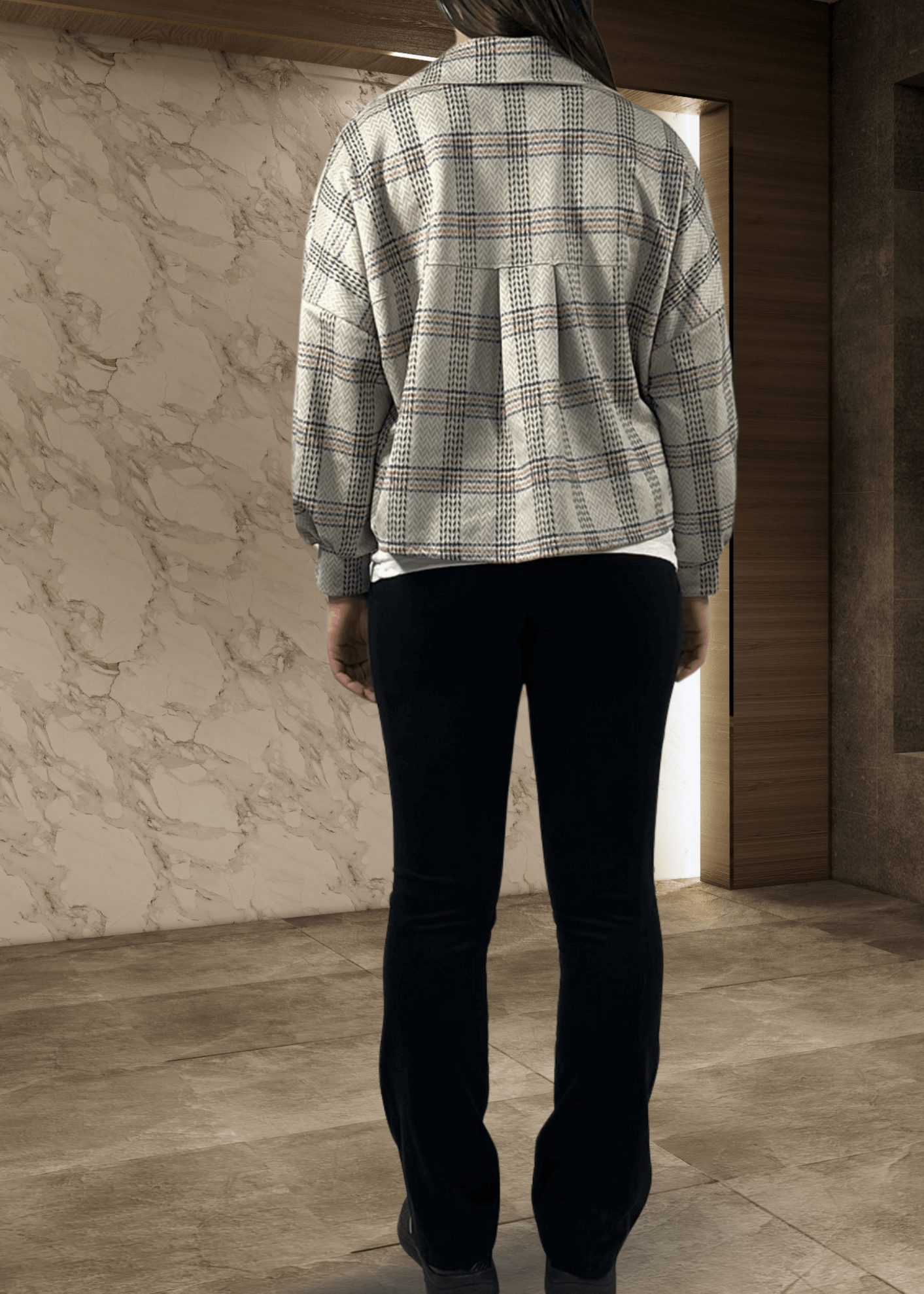 Chic Soft Suede Plaid Shacket - CLEARANCE FINAL SALE