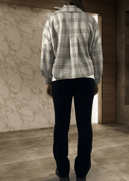 Chic Soft Suede Plaid Shacket - CLEARANCE FINAL SALE