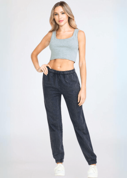 All Day French Terry Pocket Joggers Made in USA