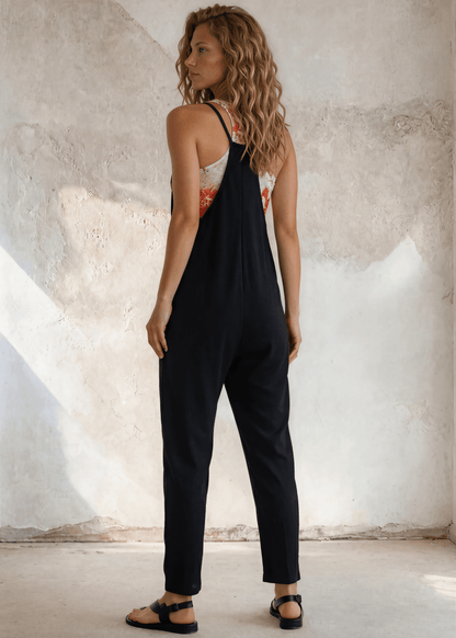 Emmy Romper in Rib Knit Made in USA