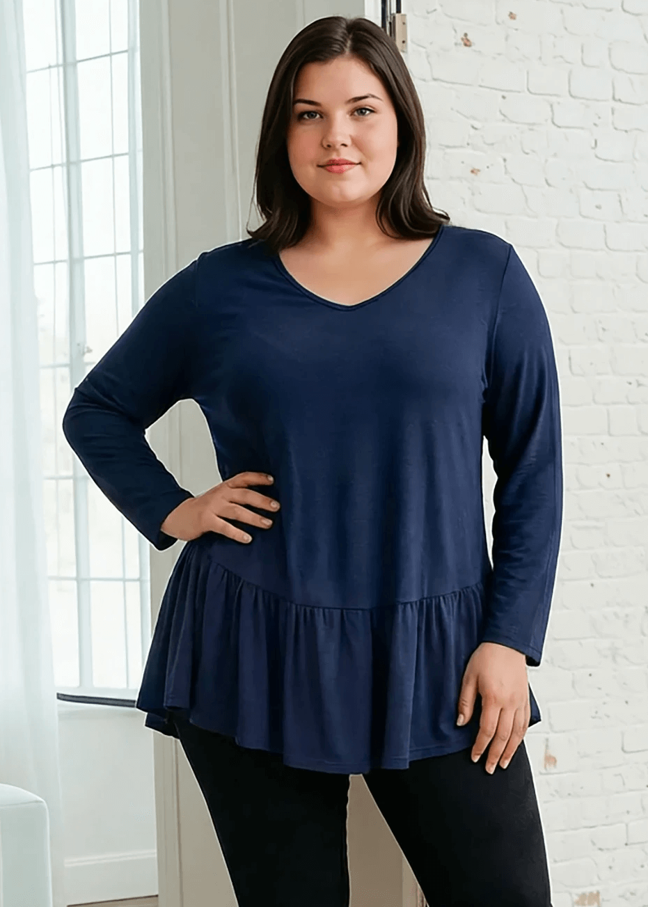 Ally Grab and Go Tunic (Navy)