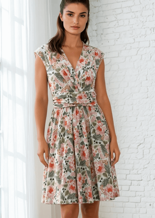 Pink Floral Greta Dress