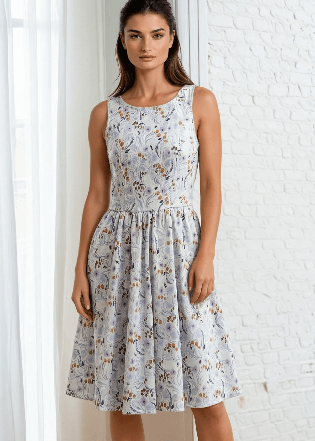 Pollinators Vintage Dress