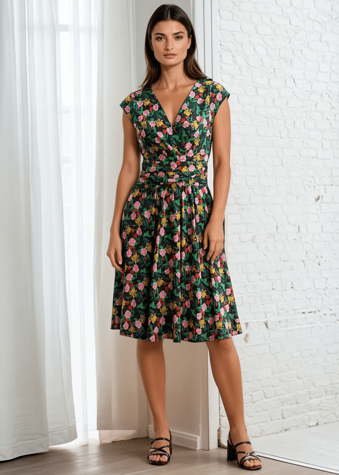 Floral Greta Dress