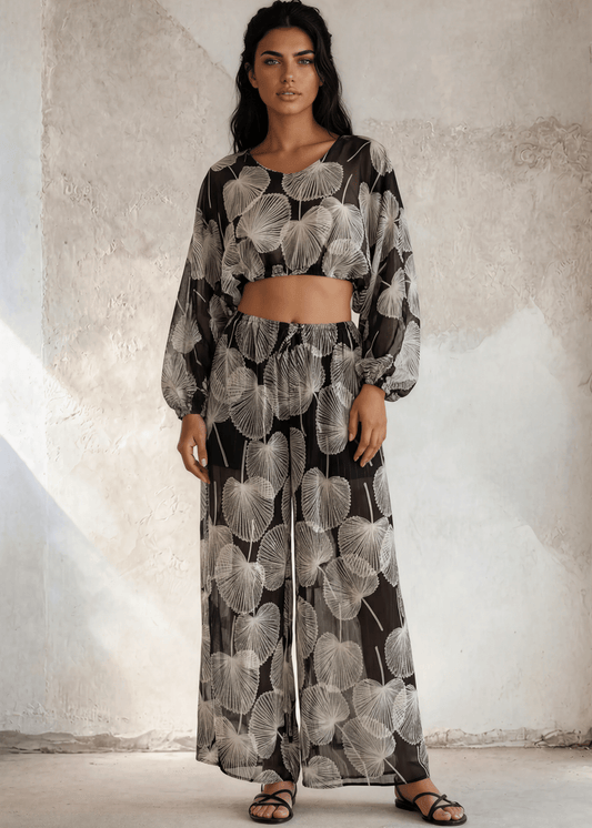 Cabaña Leaf Resort Style Outfit  CLEARANCE FINAL SALE