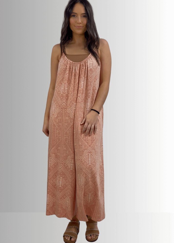 Alice Boho Style Aztec Print Romper - CLEARANCE FINAL SALE