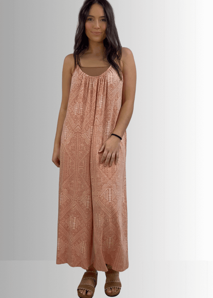 Alice Boho Style Aztec Print Romper - CLEARANCE FINAL SALE
