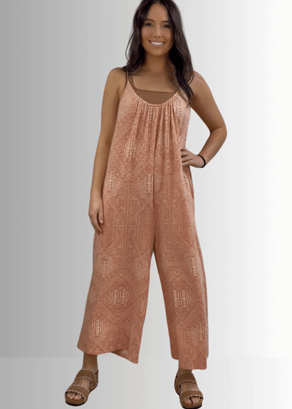 Alice Boho Style Aztec Print Romper - CLEARANCE FINAL SALE