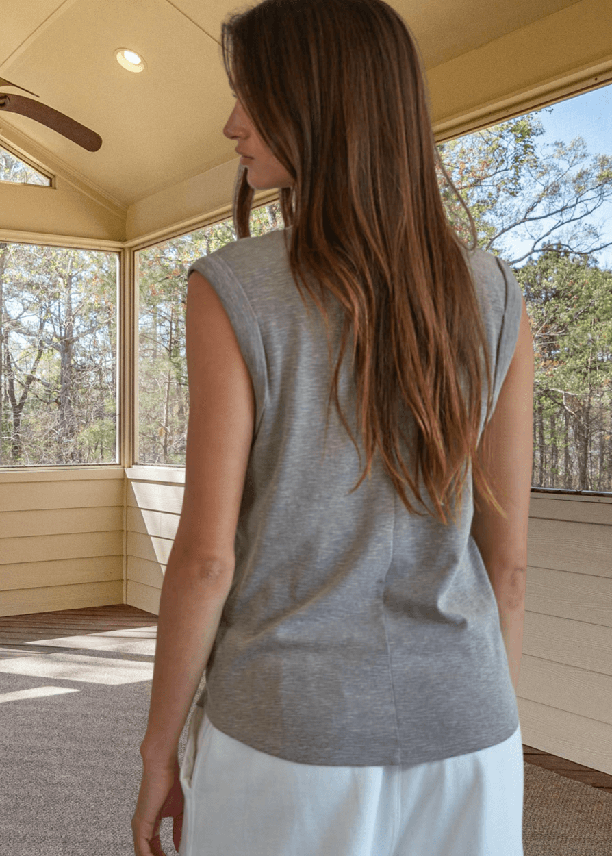 Keeper Top Muscle Tee (Taupe)