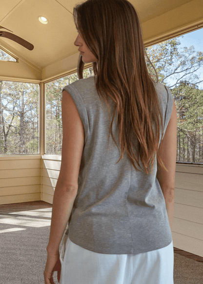 Keeper Top Muscle Tee (Taupe)