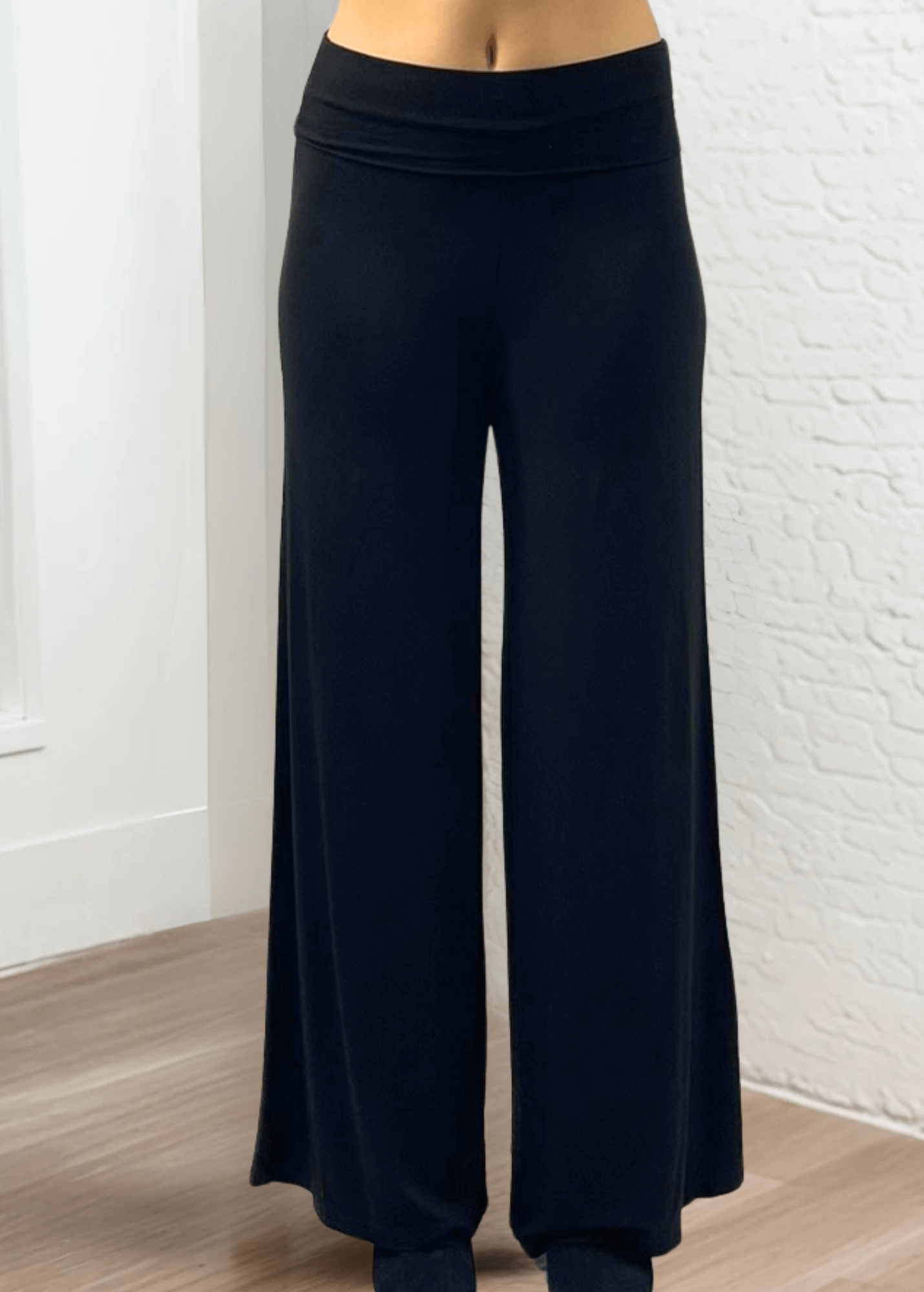 Soft Rayon Jersey Palazzo Pants
