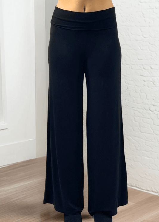 Soft Rayon Jersey Palazzo Pants