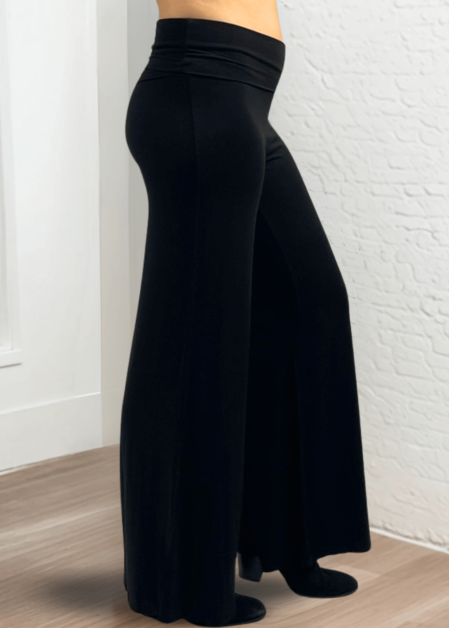 Soft Rayon Jersey Palazzo Pants