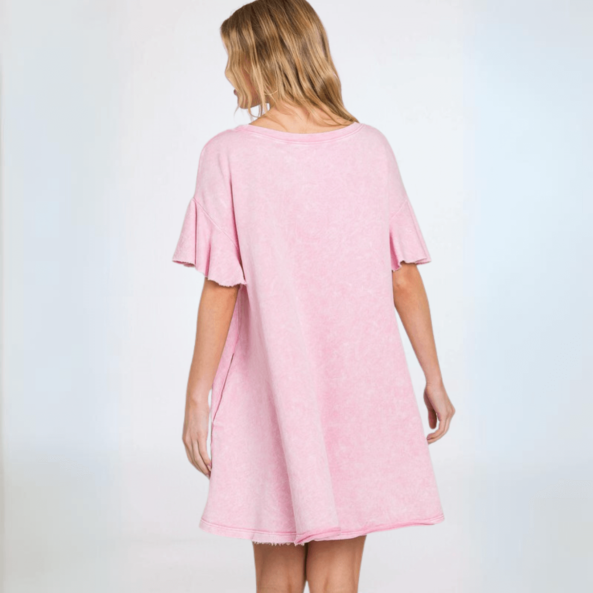 Cotton French Terry Dress Made in USA