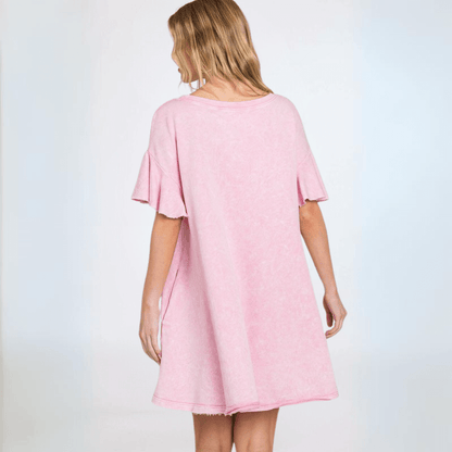 Cotton French Terry Dress Made in USA