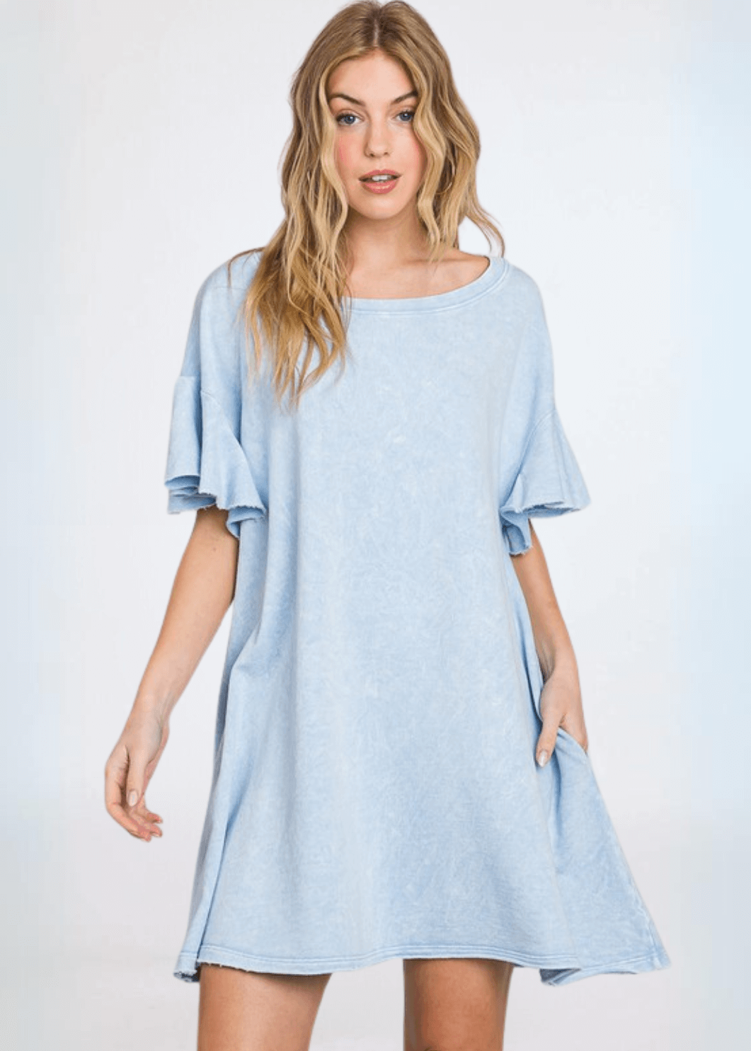 Cotton French Terry Dress Made in USA