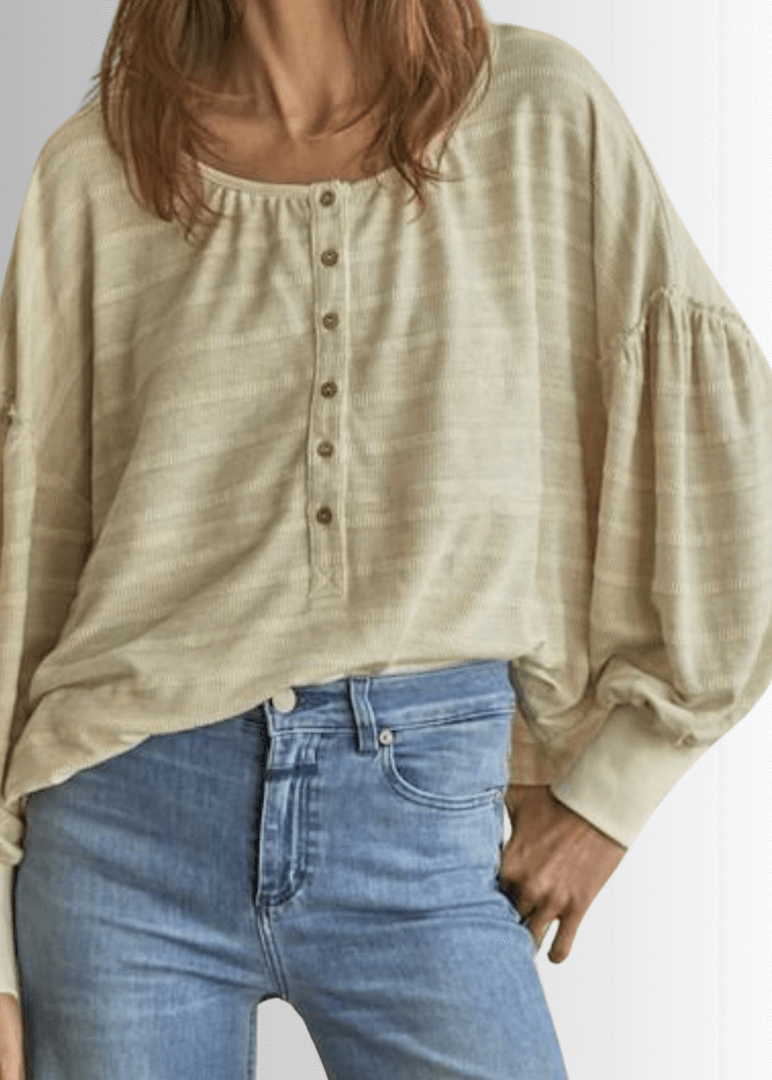 Rylan Striped Top Made in USA