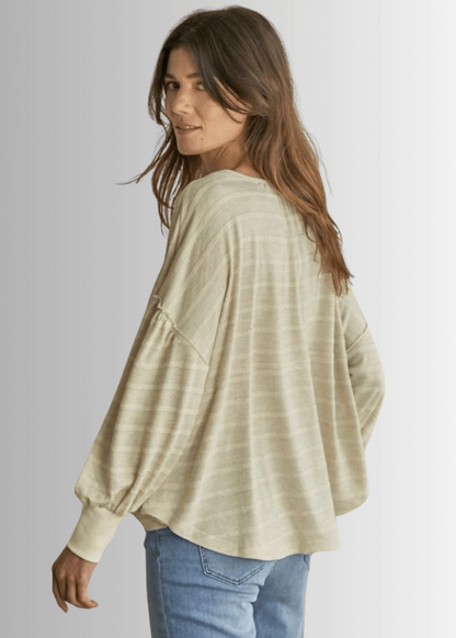 Rylan Striped Top Made in USA