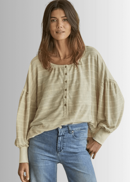 Rylan Striped Top Made in USA
