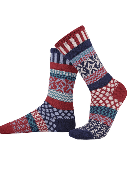 STARS AND STRIPES Knitted Crew Socks