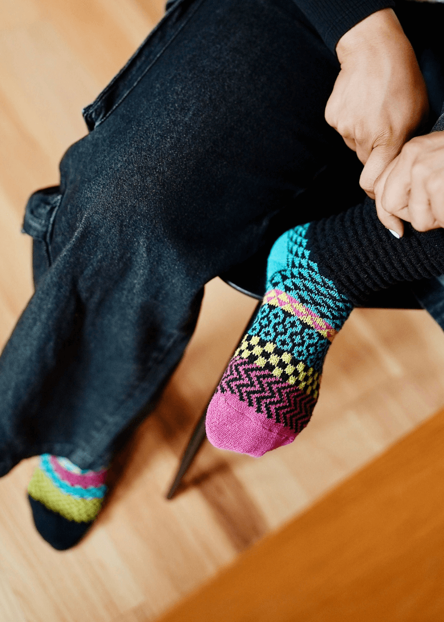 TETRA Knitted Fusion Slouch Socks Solmate Socks