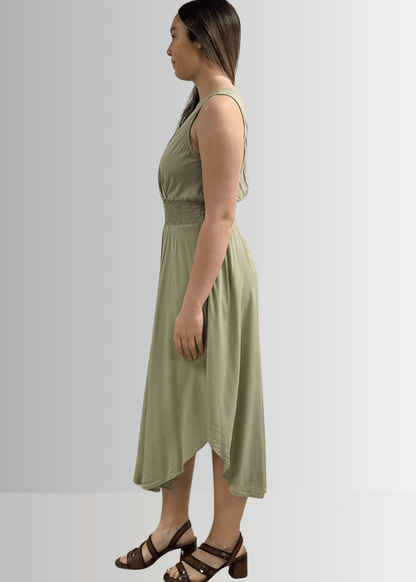 Camila Smocked Waist Midi Dress