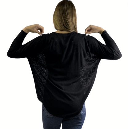 Big Zipper Burnout Dolman Made in USA