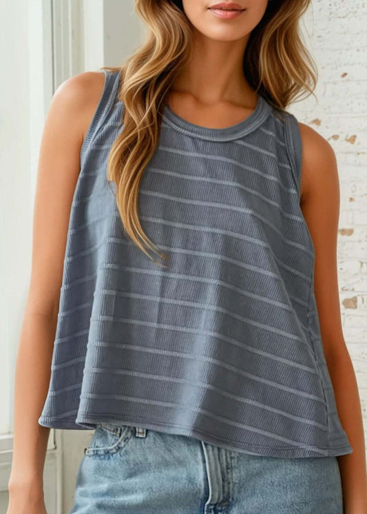 Days End Striped Tank Top