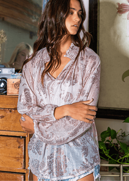 Rose Feminine Blouse CLEARANCE FINAL SALE