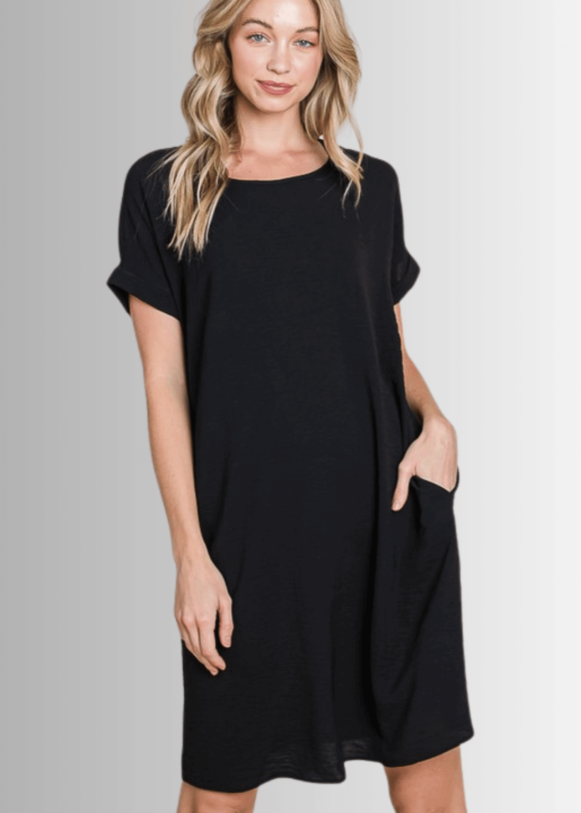 Adley Textured Shirt Dress- CLEARANCE FINAL SALE