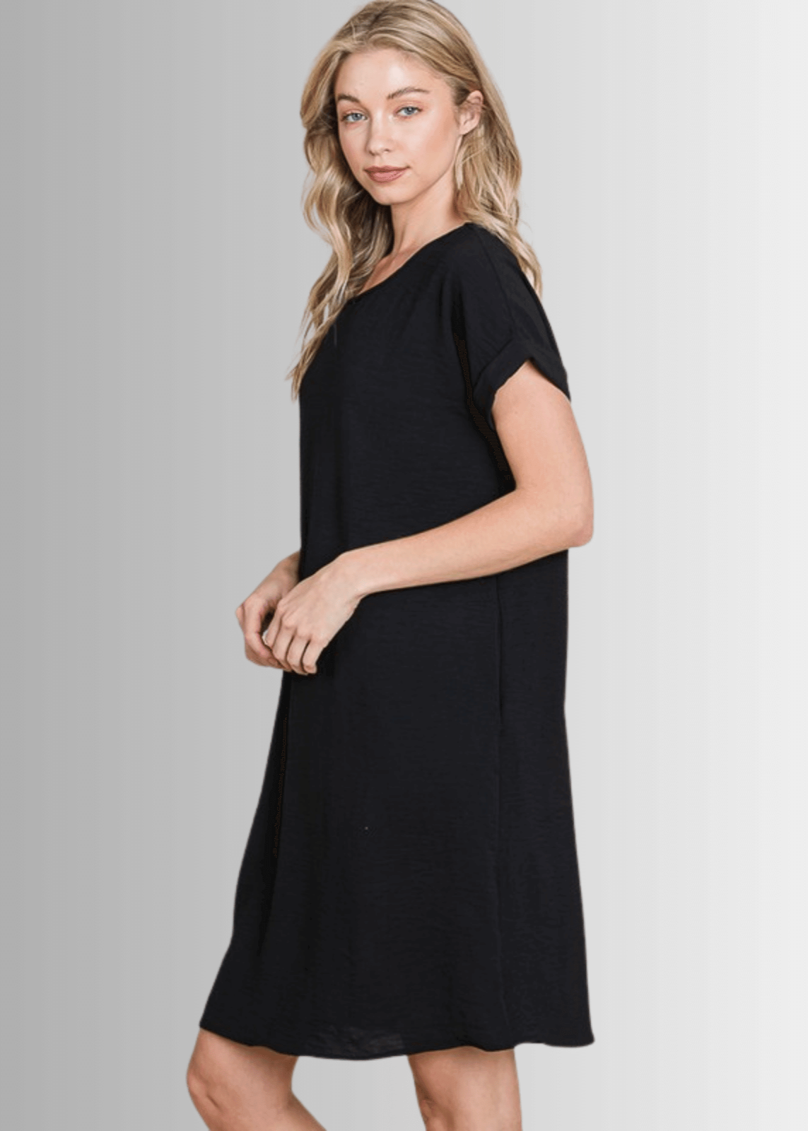Adley Textured Shirt Dress- CLEARANCE FINAL SALE