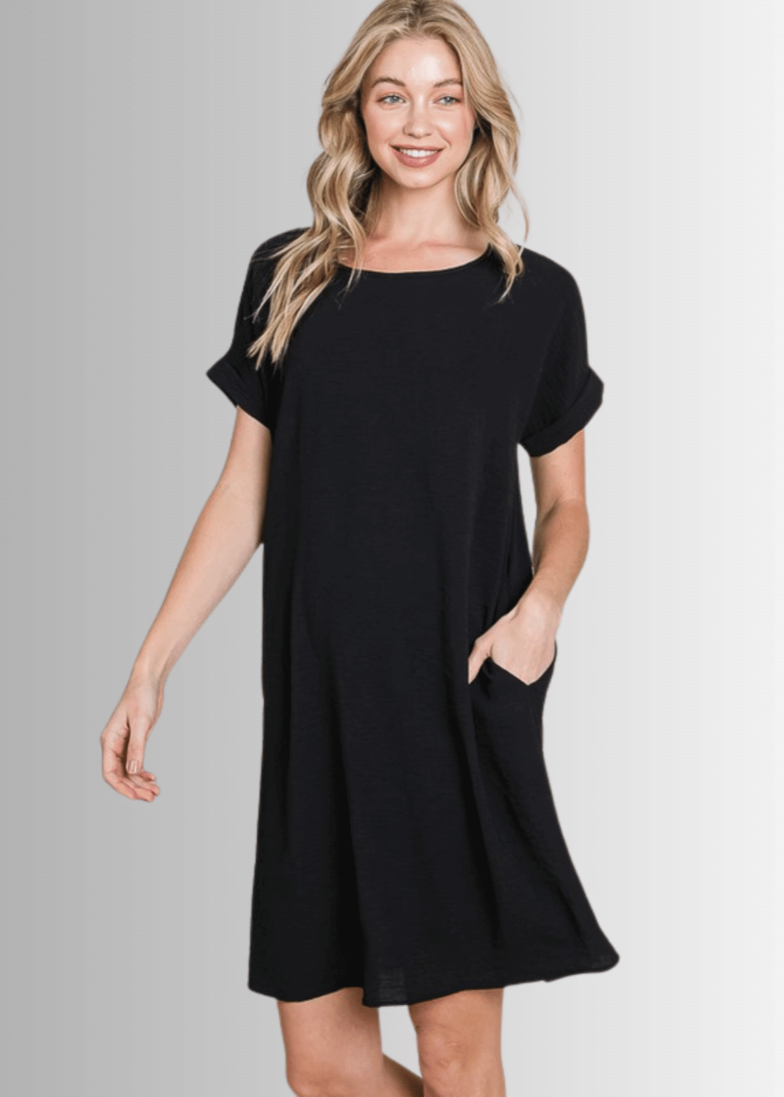 Adley Textured Shirt Dress- CLEARANCE FINAL SALE