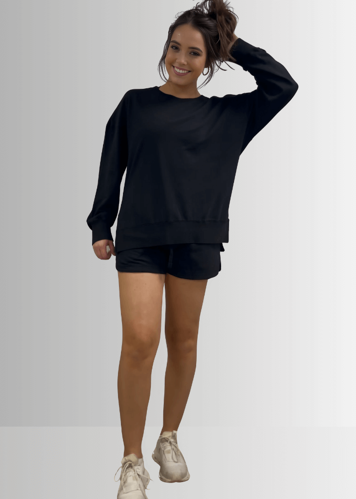 Annie All Cotton French Terry Shorts