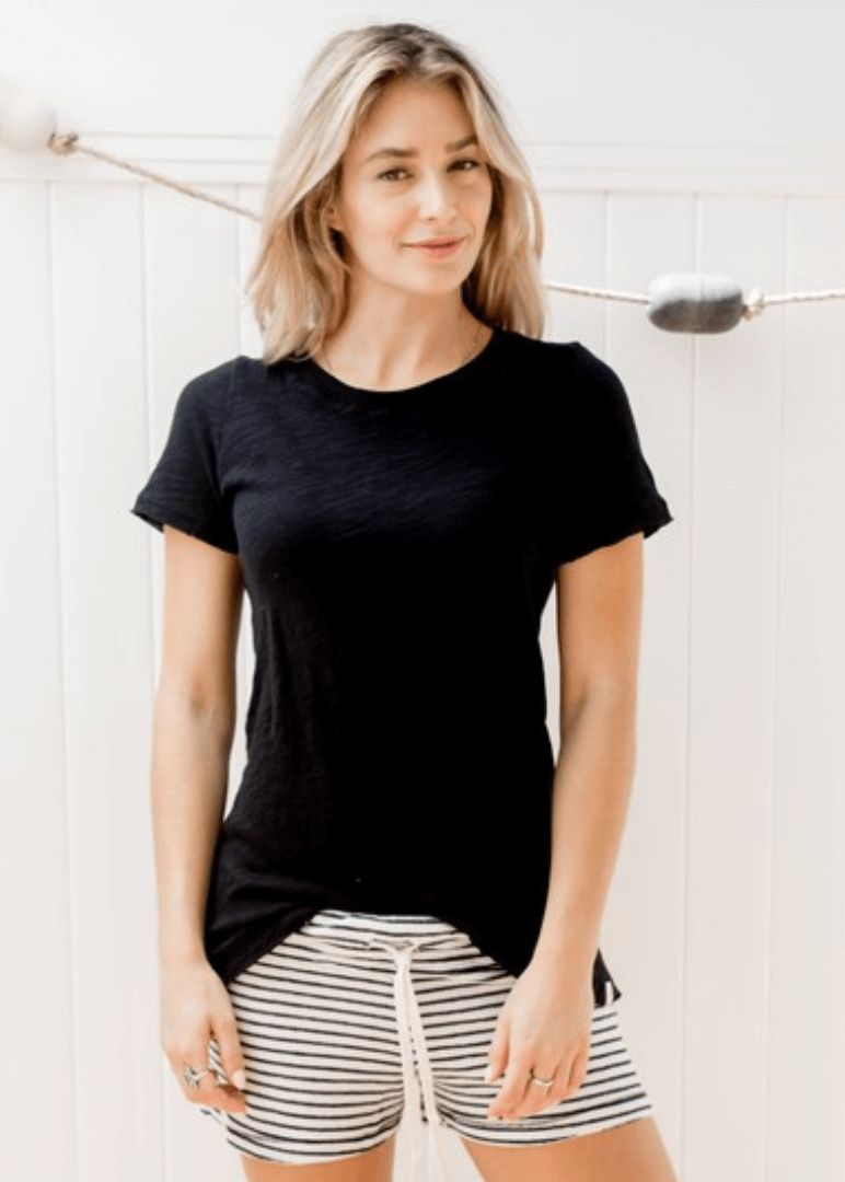 Sleepaholik Crew Neck Cotton Tee - Clearance Final Sale