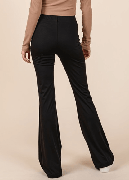 Basics Stretchy Flare Hem Pants