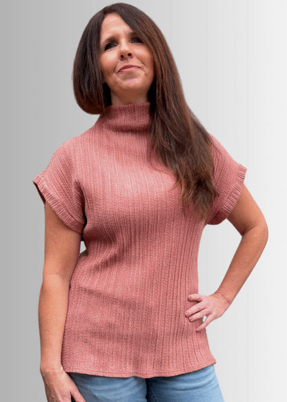 Anna Soft & Cozy Loose Knit Sweater Top CLEARANCE FINAL SALE