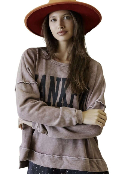 THANKFUL Graphic Sweatshirt CLEARANCE FINAL SALE