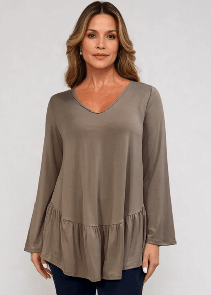 Ally Grab and Go Tunic (Taupe)