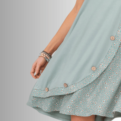 Teagan Cowl Neck A-Line Dress CLEARANCE FINAL SALE
